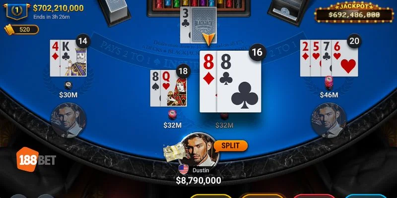 Khám Phá Blackjack Online 188BET Để Có Chiến Thắng Đầy Thú Vị 2 Khi tiến vào Blackjack, để giành chiến thắng lớn, người chơi cần phải nắm rõ luật chơi.