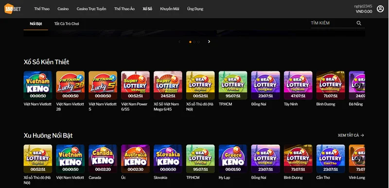 188BET © Liên Kết Vào 188Bet 250 Thể Thao Uy Tín Nhất 2025 23 Xổ số 188BET có tỷ lệ ăn cực đậm.