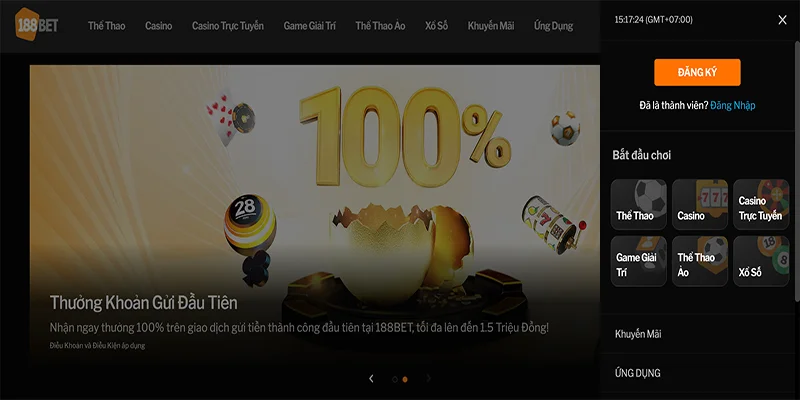 188BET © Liên Kết Vào 188Bet 250 Thể Thao Uy Tín Nhất 2025 13 Quá trình đăng ký diễn ra rất nhanh chóng.